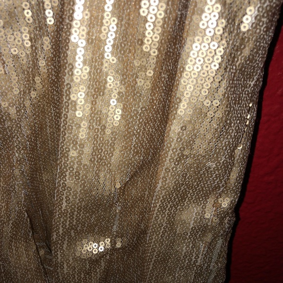 Gold sequin romper - Picture 3 of 8